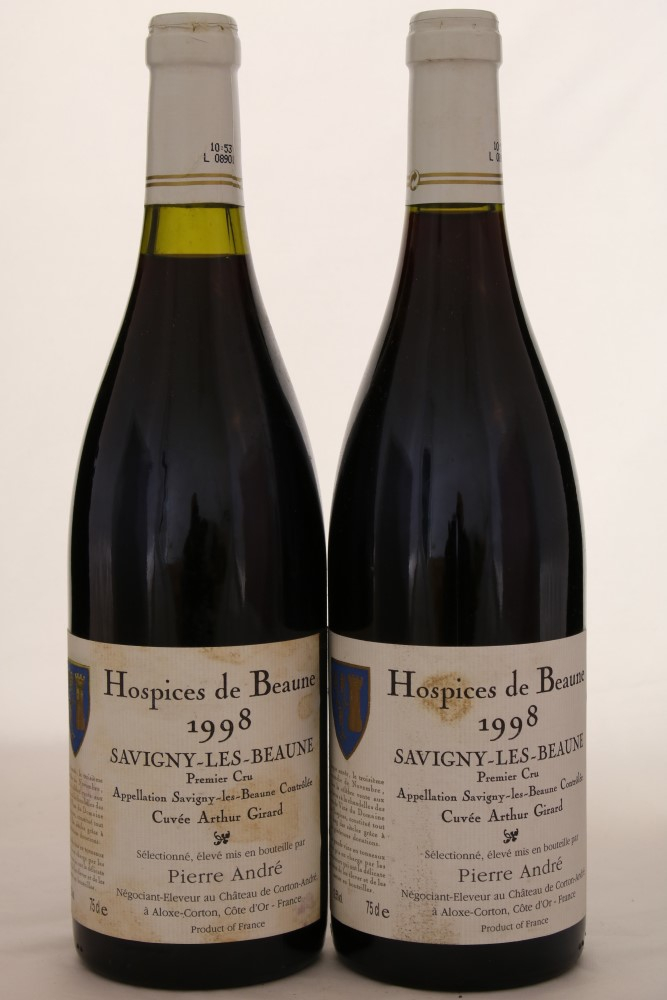 Hospice de Beaune - Savigny les Beaune 1-er Cru cuvee Arthur Girard - 1998 - Pierre Andre - Afbeelding 2