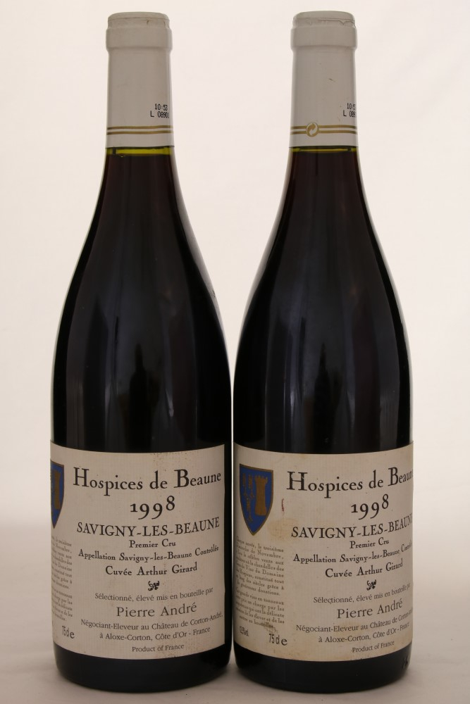 Hospice de Beaune - Savigny les Beaune 1-er Cru cuvee Arthur Girard - 1998 - Pierre Andre - Afbeelding 3