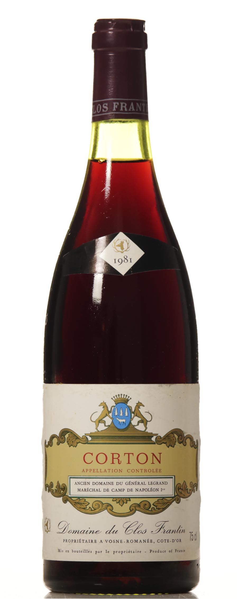 A. Bichot Domaine du Clos Frantin Corton 1981