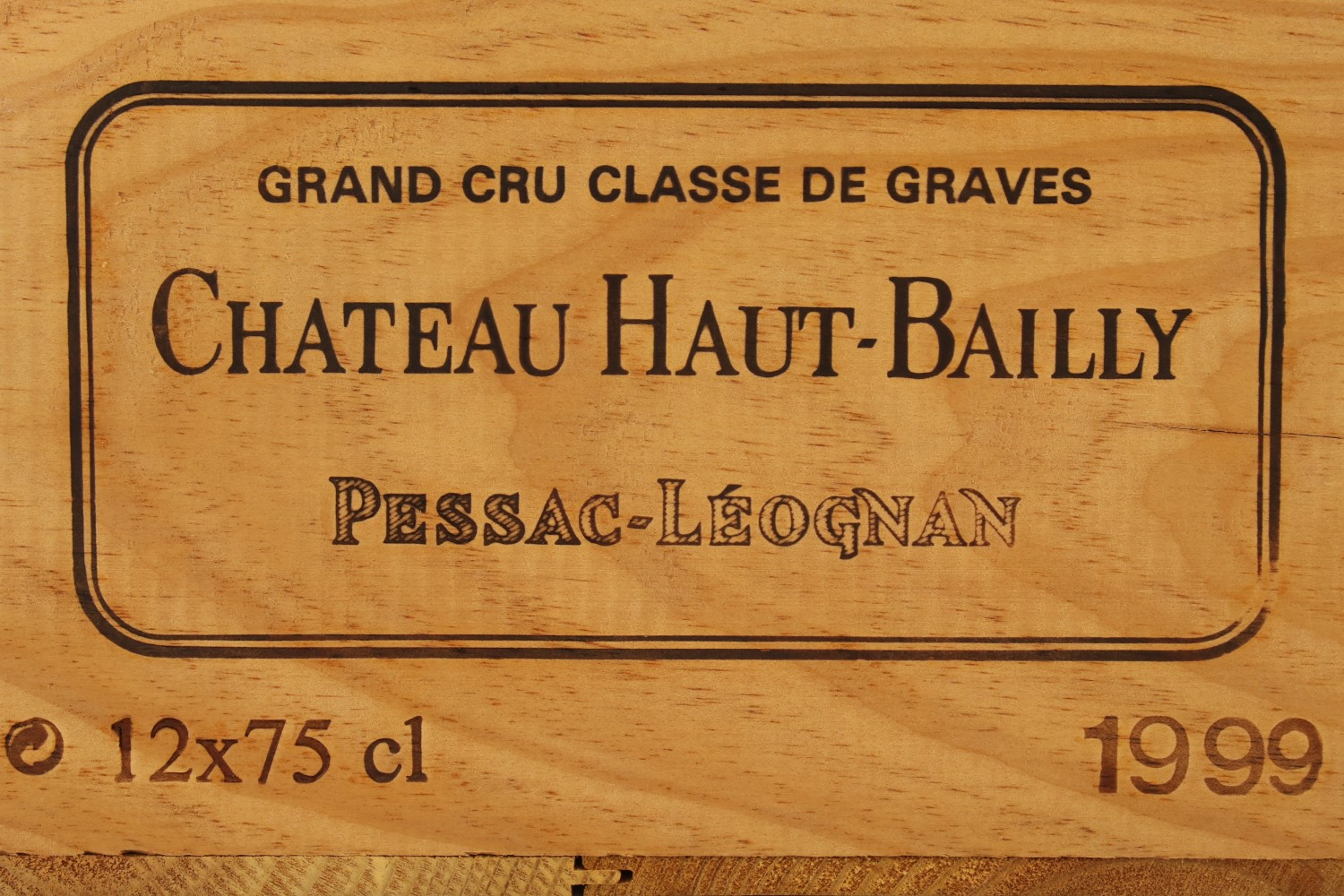 Haut Bailly 1999 Case of 12 btl.