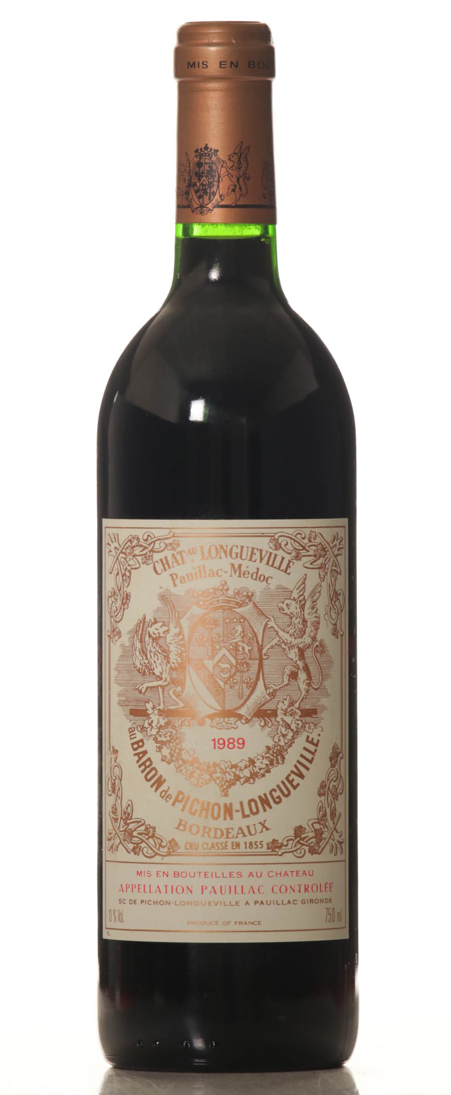 Pichon Longueville au Baron de Pauillac 1989 - VINEUT