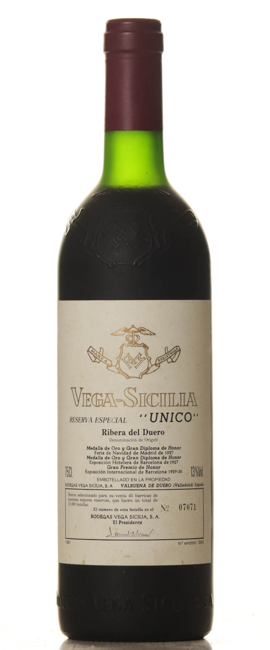 Vega Sicilia Especial 1968-1970-1972