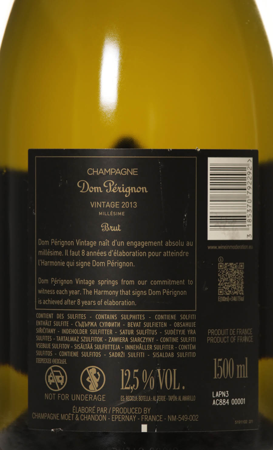 Dom Perignon Luminous Magnum 2013 - Afbeelding 2