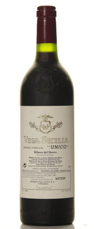 Vega Sicilia Reserva Especial (1991-1994-1995) release 2010