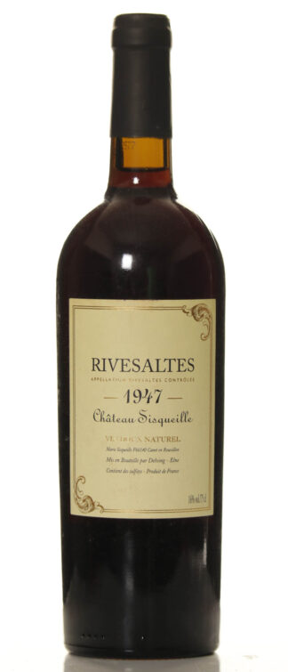 Chateau Sisqueille Rivesaltes 1947